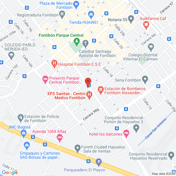 Mapa de Empaquetaduras Car Ltda.