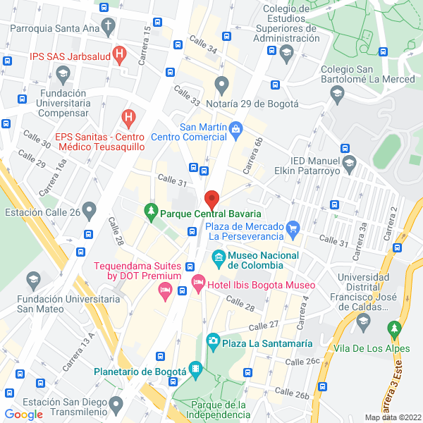 Mapa de Empresa Del Fondo De Empleados Efe Fondo De Garantias S.A.S.