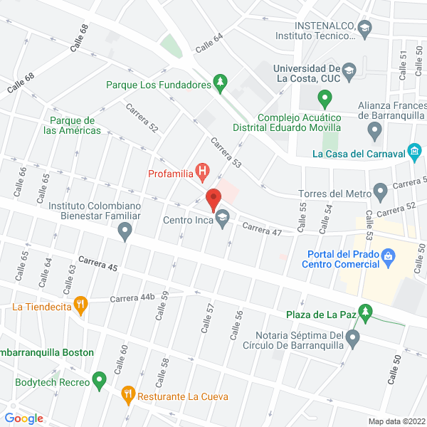 Map of Endocirugúa Sas