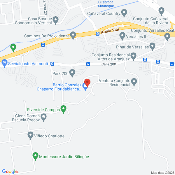 Map of Fundación Colombo Alemana Volver A Sonreir