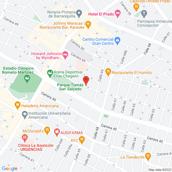 Map of Fundación Desarrollo Y Vida