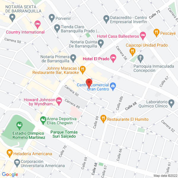 Map of Fundacion Descubramos