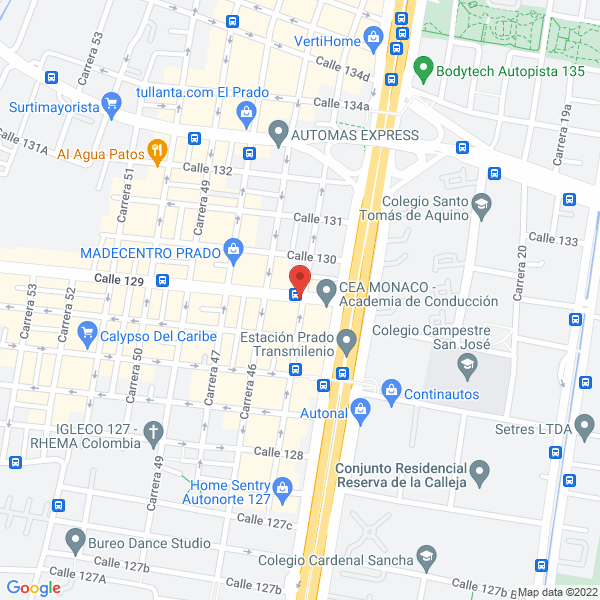 Mapa de Fundación Fenter