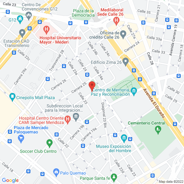 Mapa de Grupo Syspacking S.A.S.