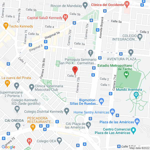 Mapa de Grupo Xkalibur Ltda.