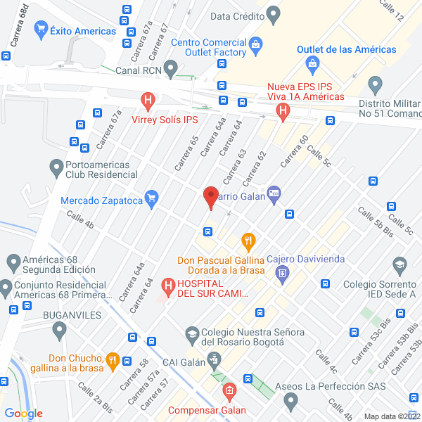 Mapa de Guerplast S.A.S.