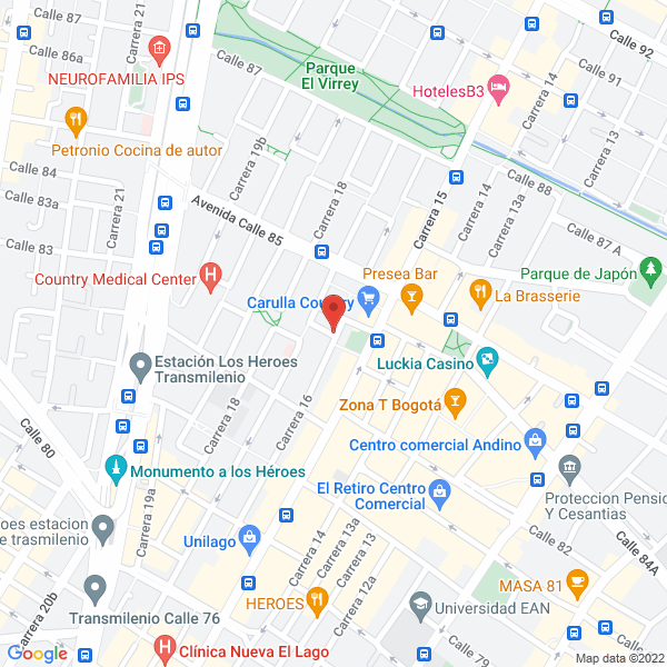 Mapa de Guerra Garzón Alberto
