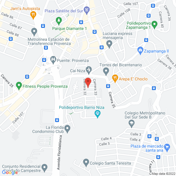 Map of Escuela D'Kristz - Academia De Belleza