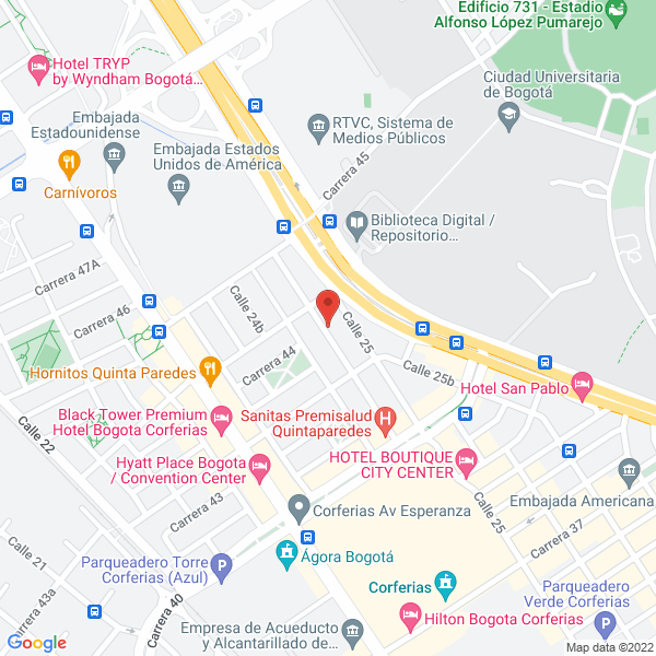 Mapa de Fit Pilates