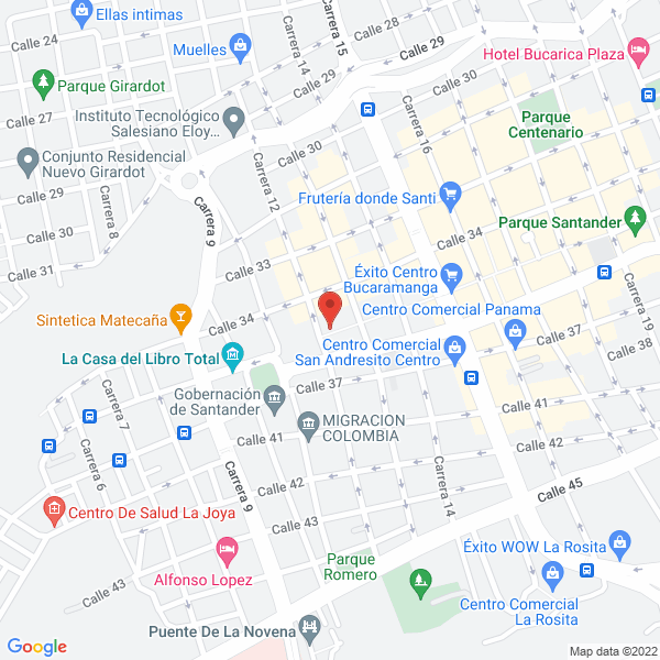Map of Flórez Rincón Virgilio