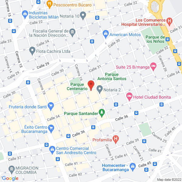 Map of Floristería Casandra