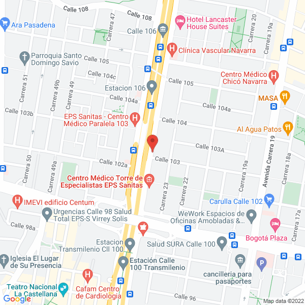 Mapa de Gm&H Auditores Consultores S.A.S.