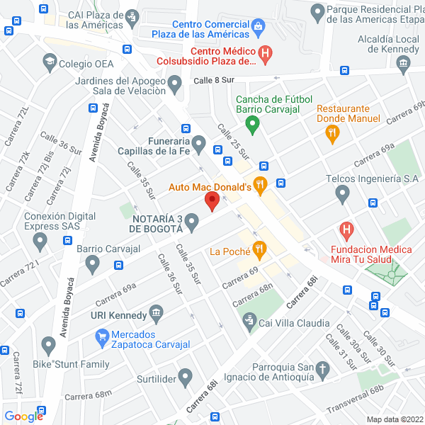 Mapa de God Stone Ltda.
