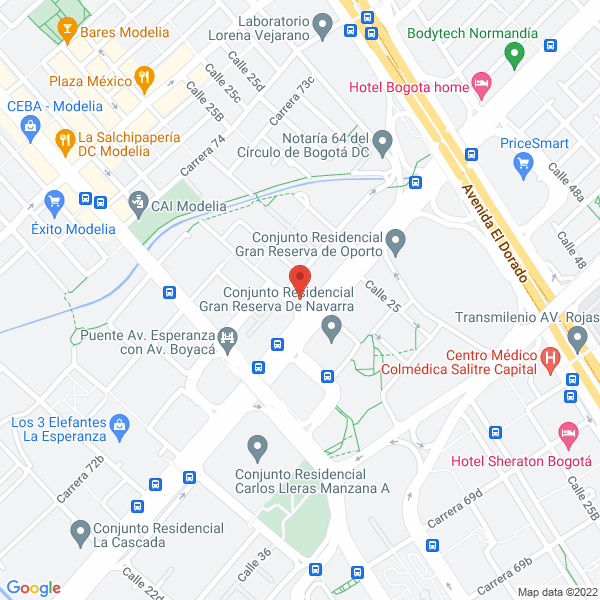 Mapa de Goinpro Sas