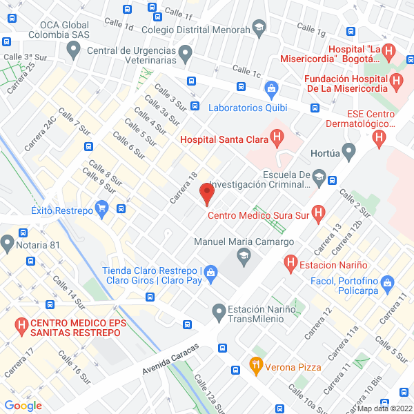 Mapa de Gold Game Casinos S.A.S