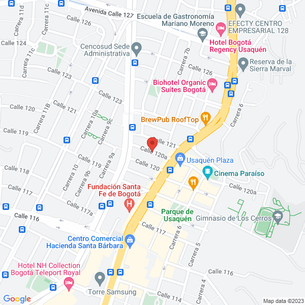 Mapa de Golf Regalos Corporativos & Torneos