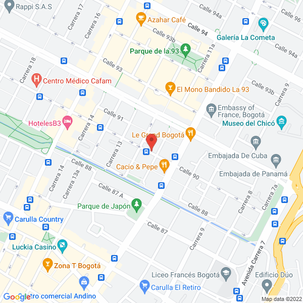 Mapa de Gómez Alzate Consultores Asociados S.A.S