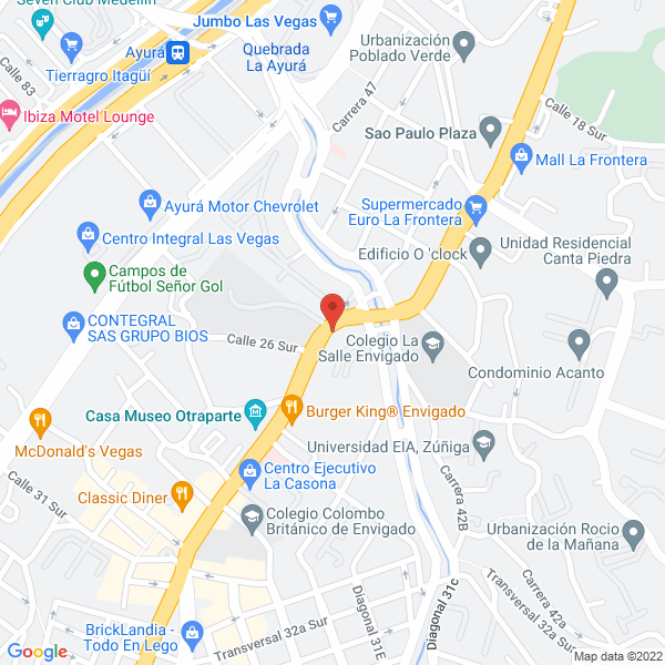 Mapa de Gómez Arquitectos