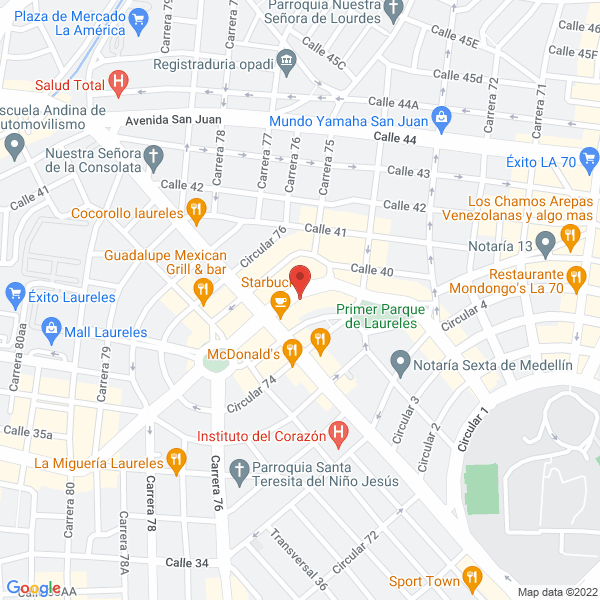 Mapa de Gómez Cardona Hermanos Arquitectos