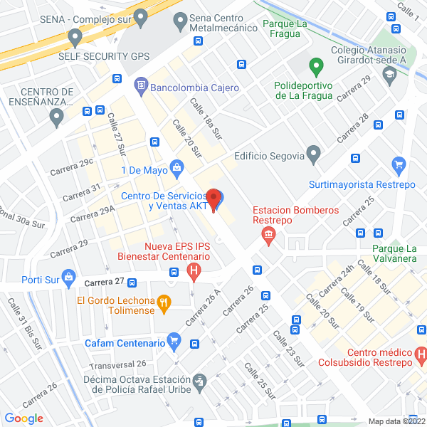 Mapa de Gómez Castaño José Mario