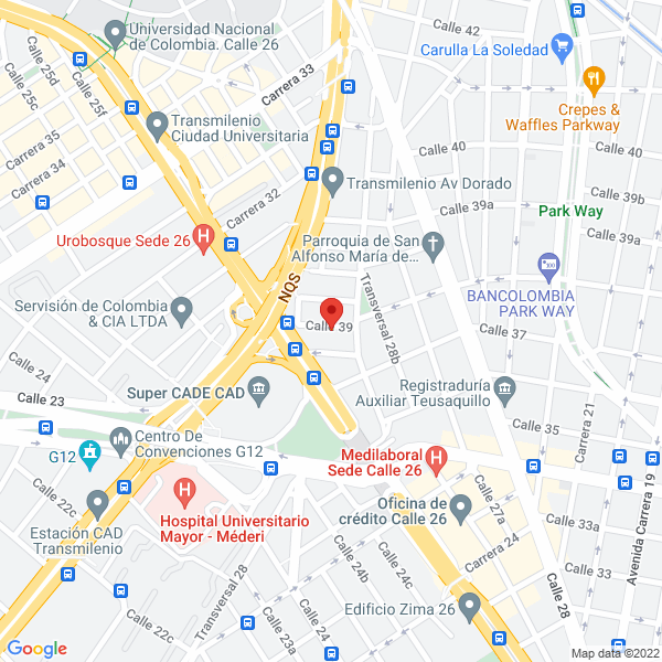 Mapa de Gómez Forero Fernando