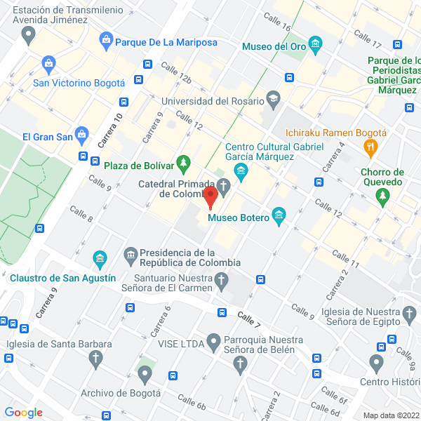 Mapa de Museo De Trajes Regionales De América