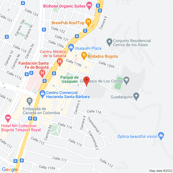 Mapa de Fundación Universitaria Cieo - Unicieo
