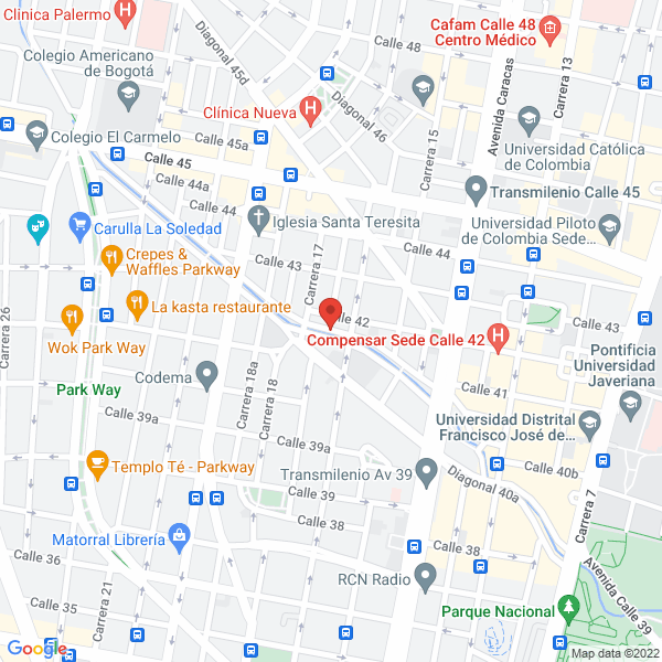 Mapa de Fundalectura