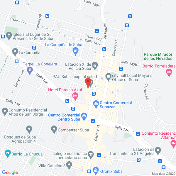 Mapa de Esponjas Fregona Ltda.