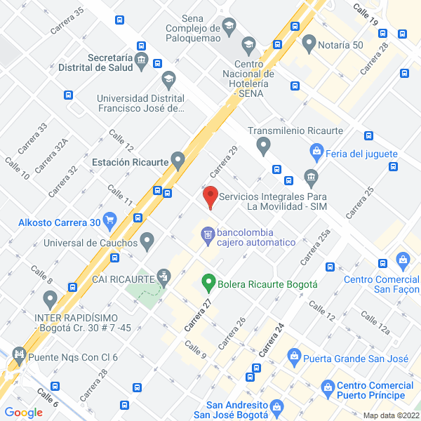 Mapa de Himher Y Cía. S.A.S.Ociedad De Familia