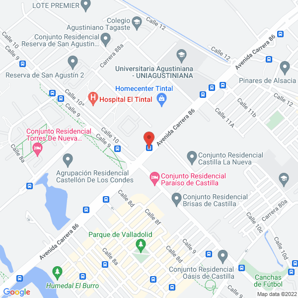 Mapa de Hipercentro Sanchez Mejia