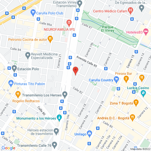 Mapa de Hitos Urbanos S.A.