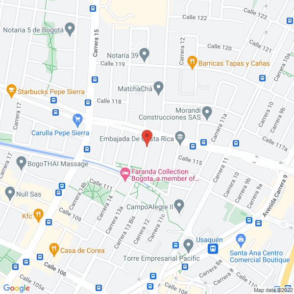 Mapa de Hna Ingeniería Ltda.