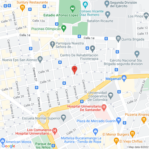 Map of Hogar Geriatrico Atardecer