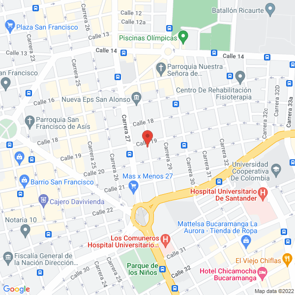 Map of Hogar Geriatrico Vida A La Vejez