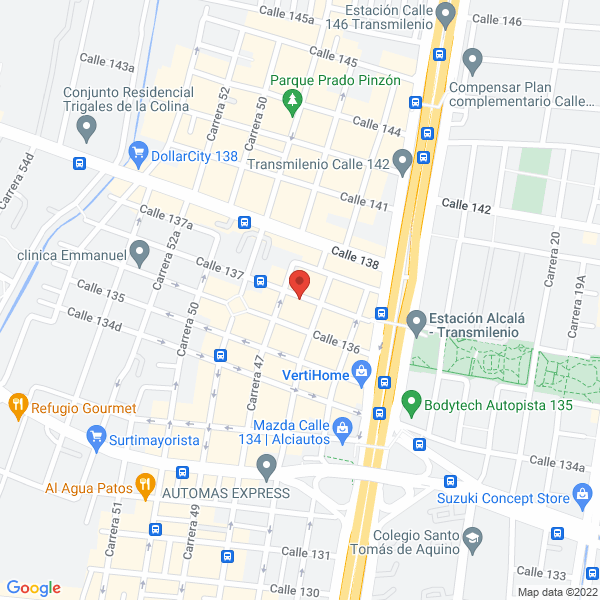 Mapa de Fundación Hogar Gerontológico Camino De La Vida