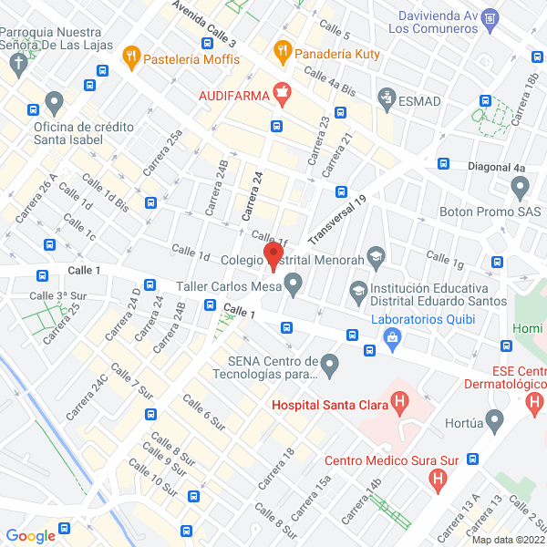 Mapa de Hogar Inox Ltda.