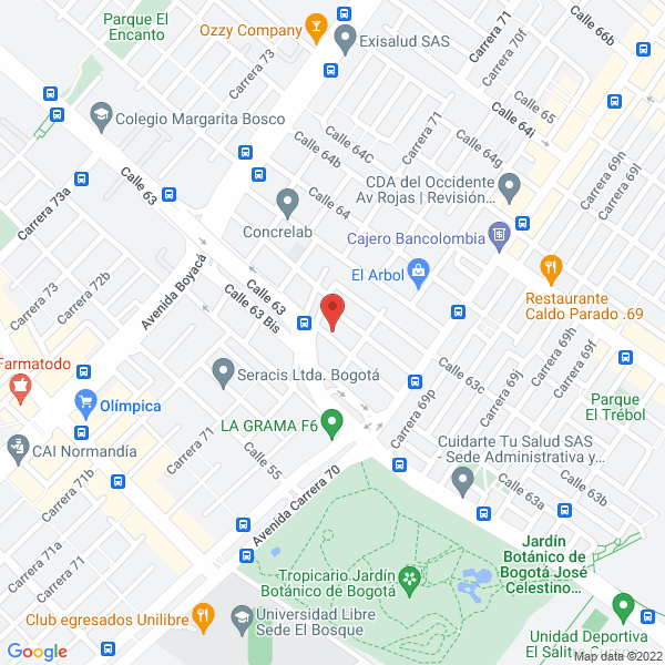 Mapa de Hombreras Nueva Linea