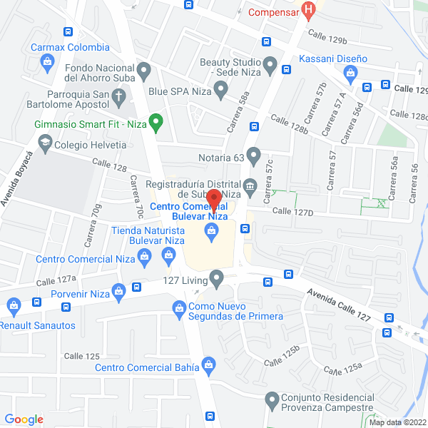 Mapa de Hotel Y Spa Getsemaní