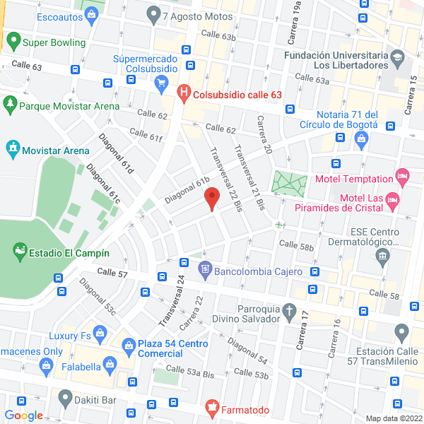 Mapa de Hsp Construcciones S.A.S.