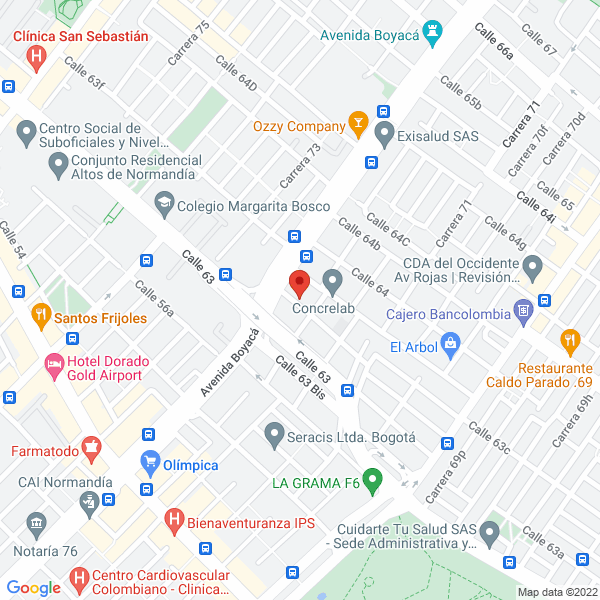 Mapa de Huella Producciones S.A.S.