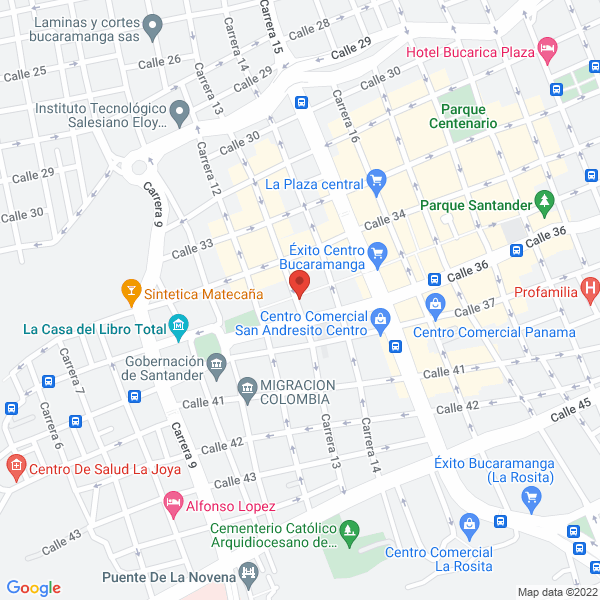 Map of Hugo Alberto Hernandez