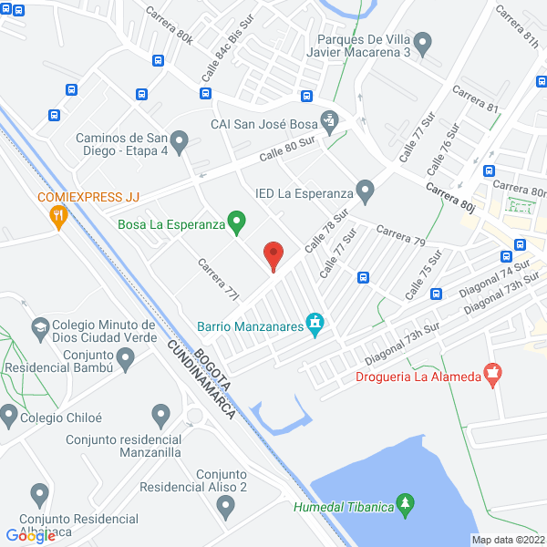 Mapa de Hw Instalaciones S.A.S.