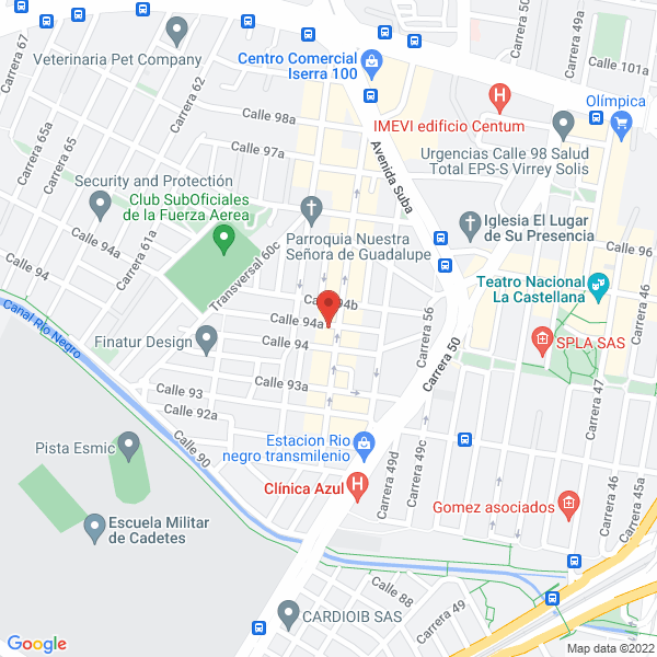 Mapa de I.D.A. Comunicaciones Ltda.