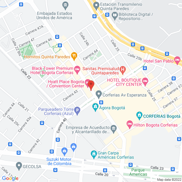 Mapa de Hotel Santa Fé Real S.A.S.