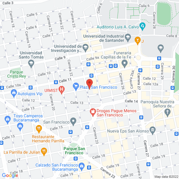 Map of Huevos Tin Tin