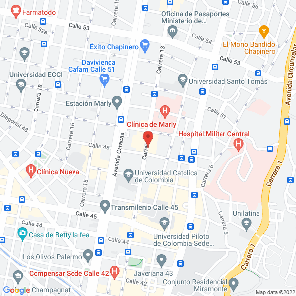 Mapa de Hunib Vivienda Inmobiliaria Ltda.