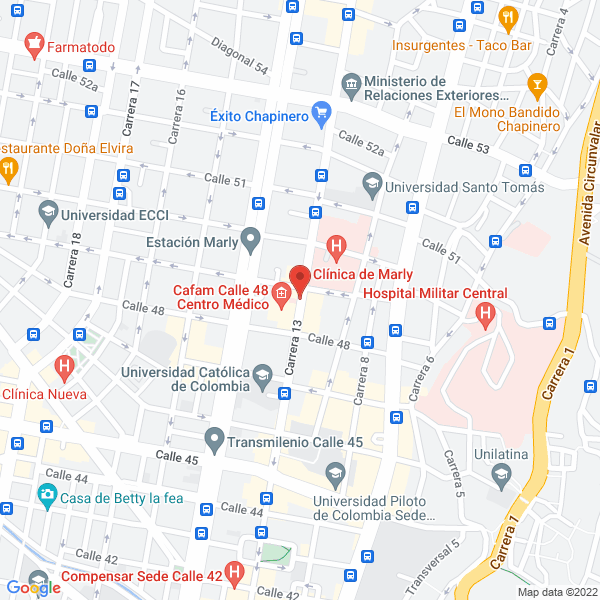 Mapa de Grupo Proyecta S.A.S