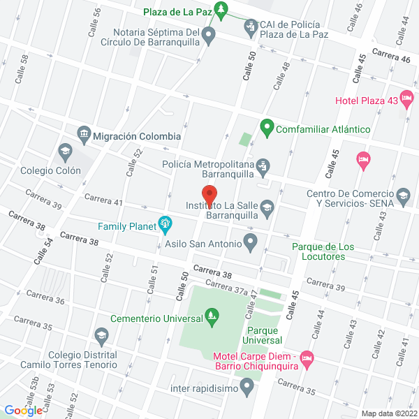 Map of Grupo Publicitario Del Caribe