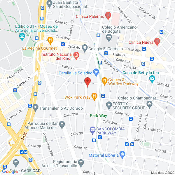 Mapa de Grupo Producciones JM S.A.S.